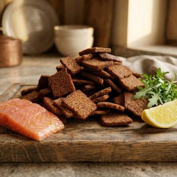 Гренки ржаные со вкусом Копченого лосося