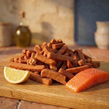 Гренки пшеничные  Копченый лосось