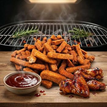 Гренки пшеничные Крылышки барбекю