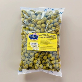 арахис в глазури со вкусом мед горчица