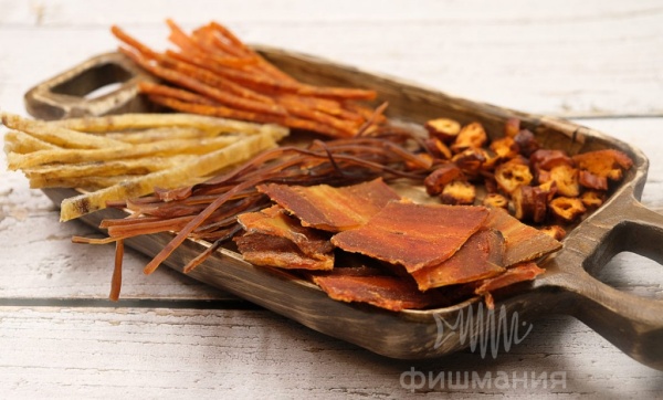 Кусочки янтарной рыбки с перцем купить