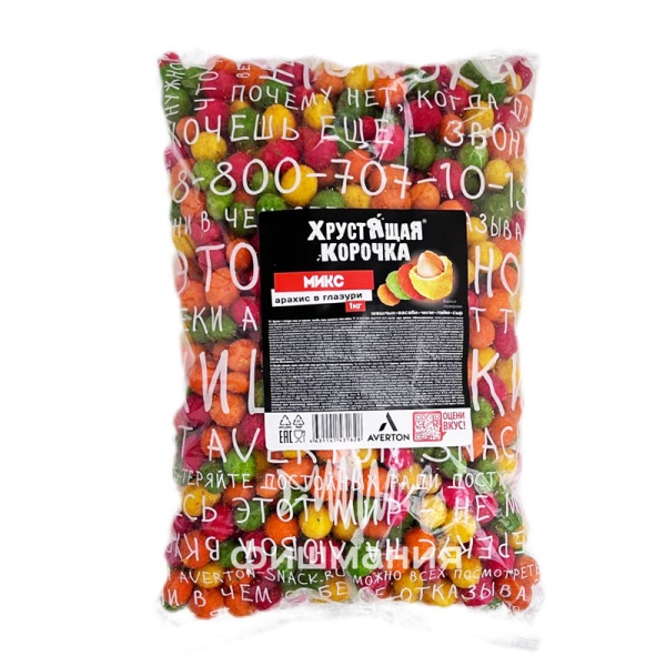 Арахис хрустящая корочка Premium МИКС Новые снеки в магазине Фишмания