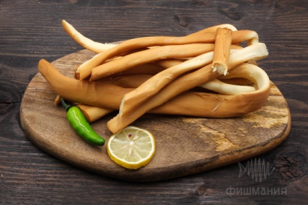 Сыр копченый "Охотничий" по оптовым ценам на сайте Фишмания