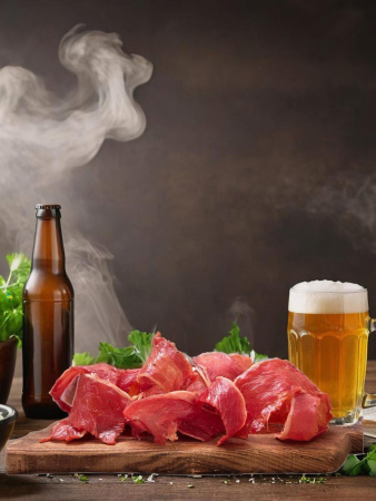 МЯСНЫЕ ЧИПСЫ ИЗ СВИНИНЫ 500 г.