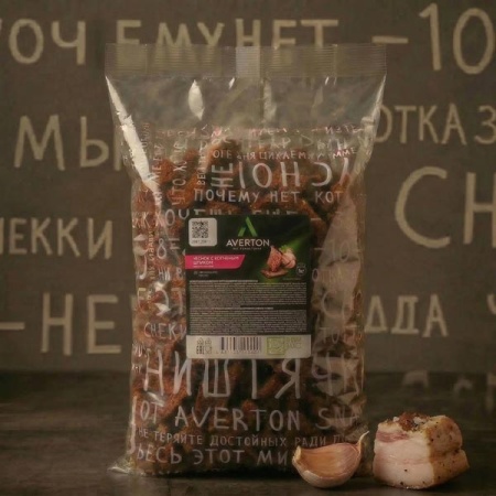 Фото ГРЕНКИ ЧЕСНОК С КОПЧЕНЫМ ШПИКОМ