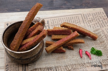 Фото Гренки Деревенские с аджикой