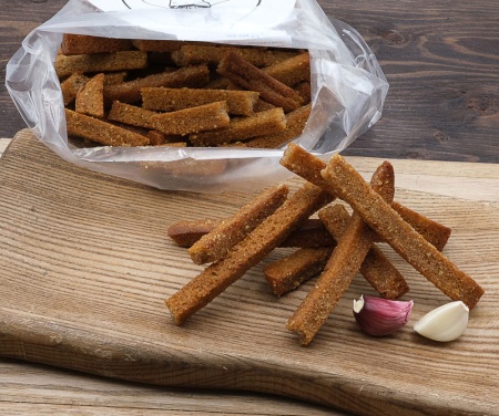 Гренки Деревенские с чесноком